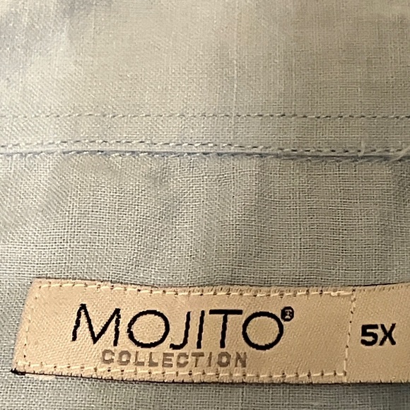 Mojito Collection Light Blue Guayabera - Picture 2 of 5